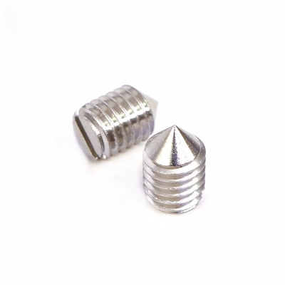 Μία λέξη 304 Slotted Tip Machine Μετρητής Χωρίς κεφαλή βίδα Jacking βίδα
