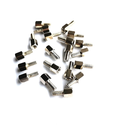 10.8mm γυαλιστερό Hex #4-40 Κεφαλή Χάλυβα Standoff βίδες από ανοξείδωτο χάλυβα Έκταγωνια μονό Standoff βίδα