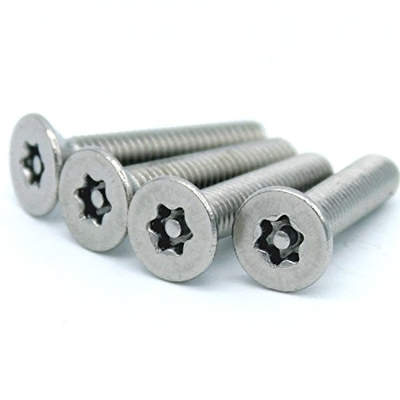 Στροφές Torx Flat Head 304 από ανοξείδωτο χάλυβα Στροφές Torx Flat Head