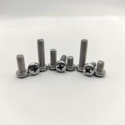 Βίδες μηχανής με κεφαλή Phillips Pan DIN 7985 M3-M12 γαλβανισμένες