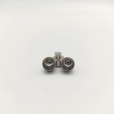 Εκκεντρική καρφίτσα κλειδαριού βαθμού 12.9 Hex Socket Εκκεντρικές βίδες ±1.5-3.0mm Offset Dacromet Coated Eccentric Locking Pin