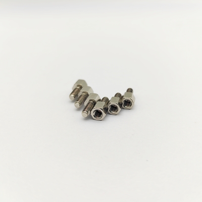 316 ανοξείδωτο χάλυβα #4-40 Hex Standoff βίδα 12mm ηλεκτροφωτισμένο