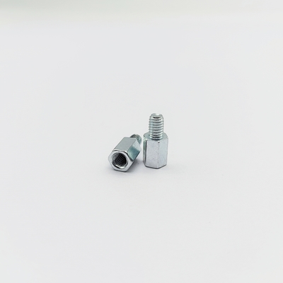 M4 Hex Standoff Screw 8mm από ανοξείδωτο χάλυβα γαλάζιο-ζινκοποιημένο