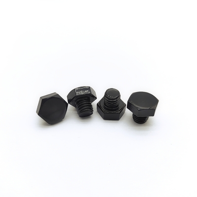 Βίδα εξαγωνικής κεφαλής M8x1.25mm από ανοξείδωτο χάλυβα 12.3mm Μαύρη ηλεκτρολυτική επιμετάλλωση