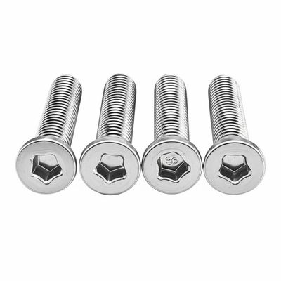 Stainless Steel Security Screws Featuring External Hexagon Head Bolt Design and Excellent Corrosion Resistance for Durable