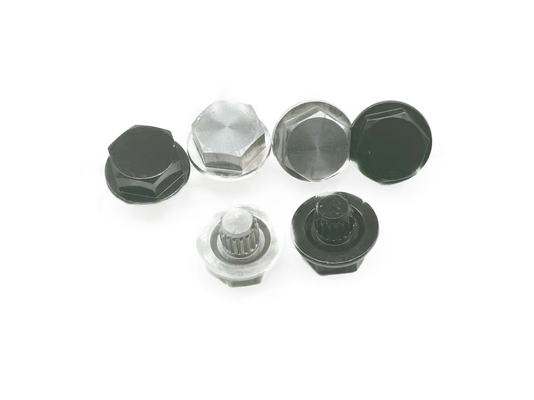 SUS304 βάρος καρφιών 3.25g ροδών χρωμίου, καρφιά μαύρο HEX12.5x13.2 ροδών