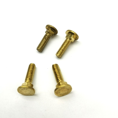 5/32X16.5mm τετραγωνικός ώμος ISO9001 βιδών μηχανών ανοξείδωτου επίπεδος επικεφαλής