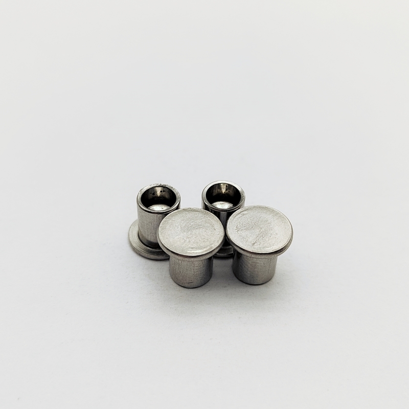 Ημι-σωληνωτά πριτσίνια από ανοξείδωτο χάλυβα 304 με επίπεδη κεφαλή DIN 7340 M3-M8