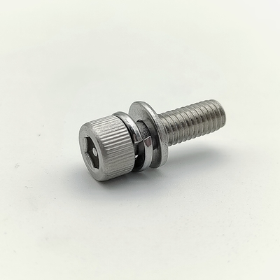 Μη τυπικές βίδες ασφαλείας A4-80 Triple Security Cap Screws για δημόσιες υποδομές, μαύρο οξειδωμένο φινίρισμα, εξάγωνη υποδοχή, Guanbiao Hardware