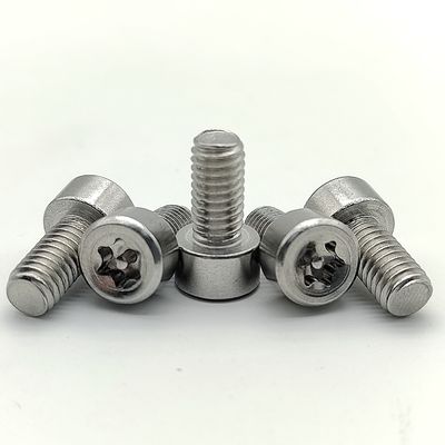 M10 30 Stainless Steel Security Screws Featuring Right Hand Thread Direction Optimized Communication Equipment Security