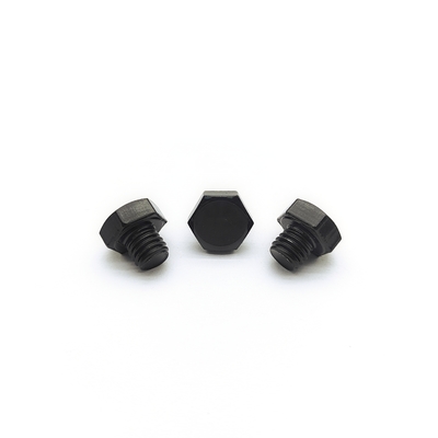 Βίδα εξαγωνικής κεφαλής M8x1.25mm από ανοξείδωτο χάλυβα 12.3mm Μαύρη ηλεκτρολυτική επιμετάλλωση