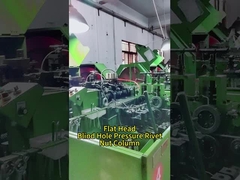 Παξιμάδι πρεσαρίσματος τυφλής οπής με επίπεδη κεφαλή